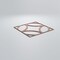 Ekena Millwork Large Crosby Decorative Fretwork Wood Wall Panels, Wood (Paint Grade), 23 3/8"W x 23 3/8"H x 3/8"T WALW24X24X0375CROMF - alternate 6
